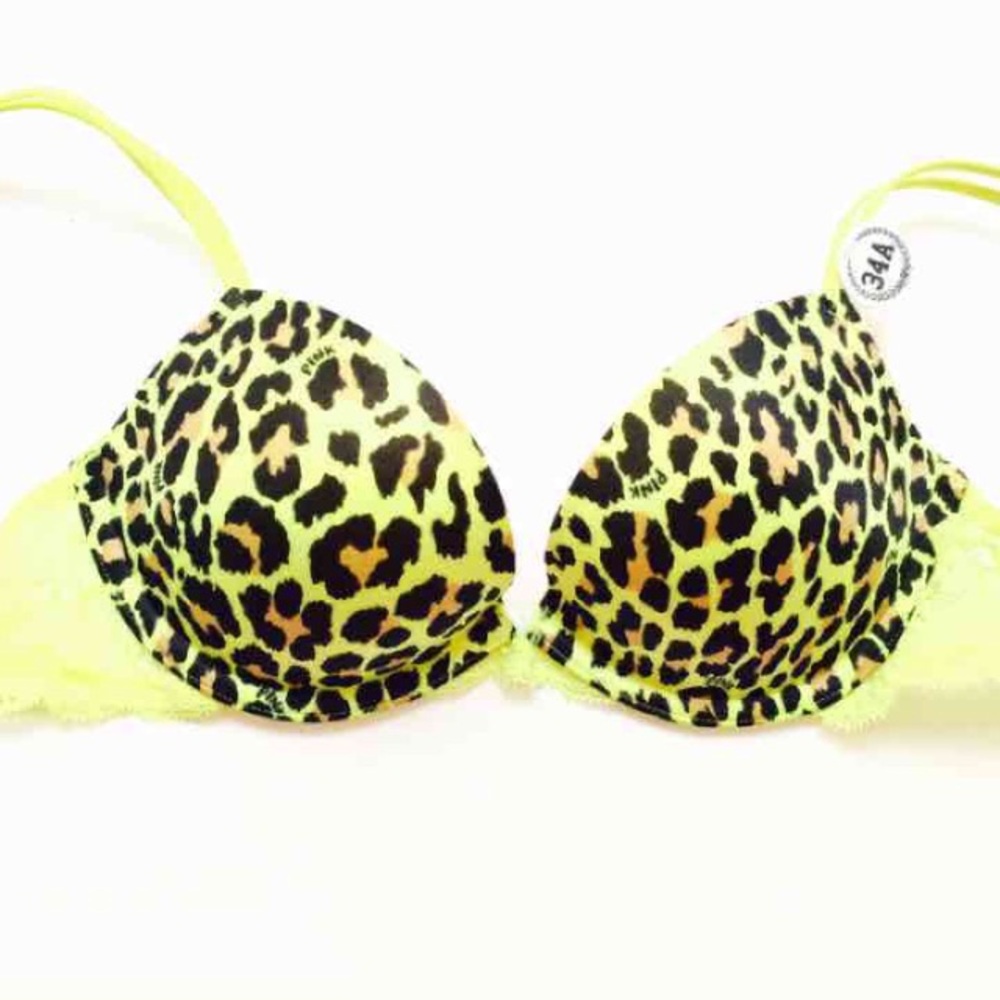 Victoria Secret Neon Leopard Print Bra